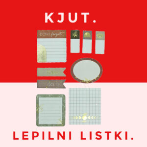 Kjut lepilni listki
